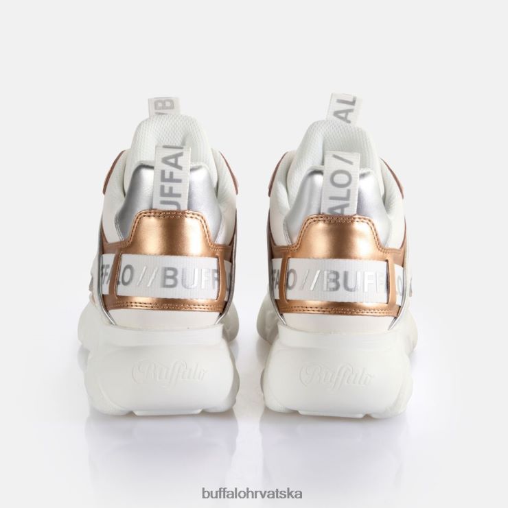 bijelo/srebrno/zlatno Buffalo cld chai trainer low vegan |tenisice TDD6T77
